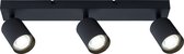 Integral Plafondspot Siena Mat Zwart voor 3x GU10 lamp (niet meegeleverd) | 3x GU10