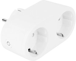 Tuya slimme stekker dubbel - Smart plug met energiemeting - Smart Life app - Slimme verlichting