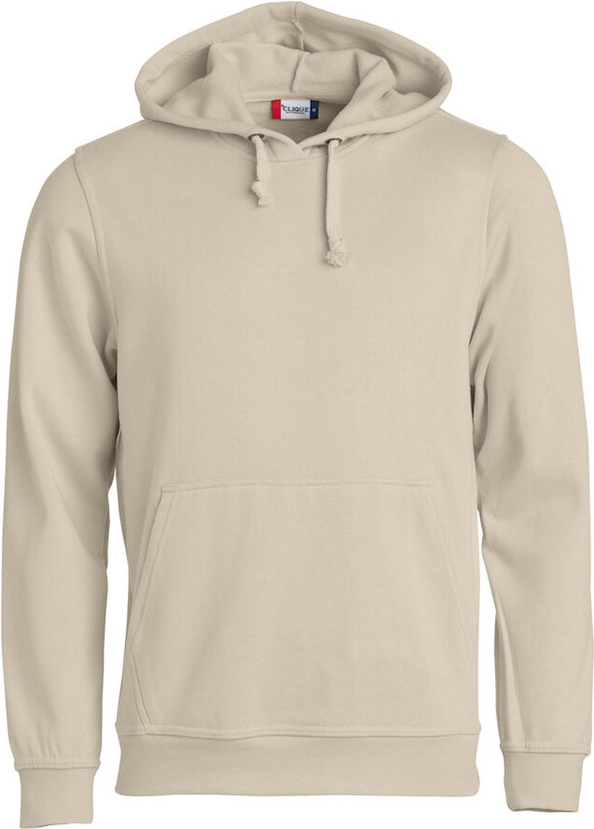Clique Basic hoody Licht khaki maat L