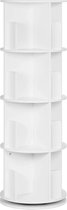 Bibliothèque rotative Stemily - Bibliothèque - Bibliothèque - Rotative - 16 Compartiments - Bois - 127 cm x 44 cm
