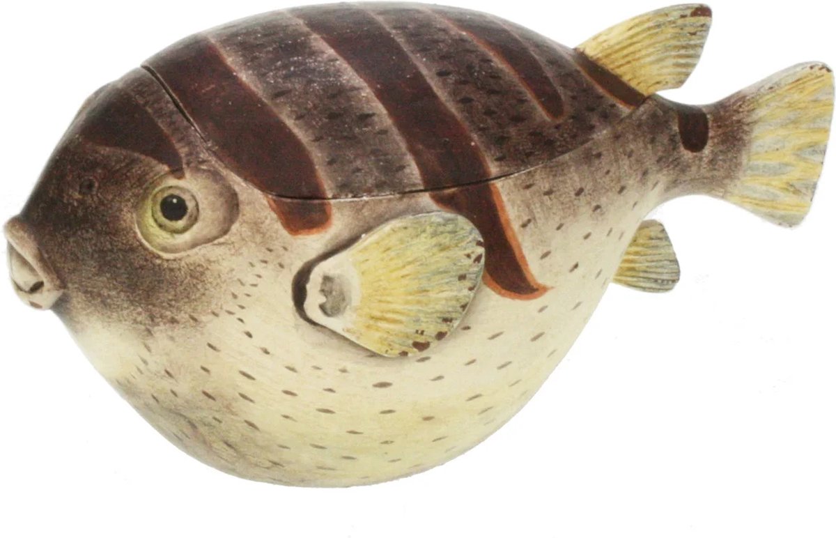 Vis doos bruin 24x12x12cm