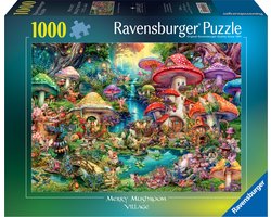 Product afbeelding van Ravensburger - Merry Mushroom Village - Puzzel - 1000 Stukjes