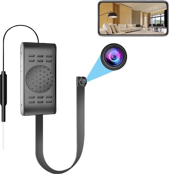 1080P bewakingscamera videorecorder kleine IP-videocamera - thuis kantoor woningen veiligheid met bewegingsmelder