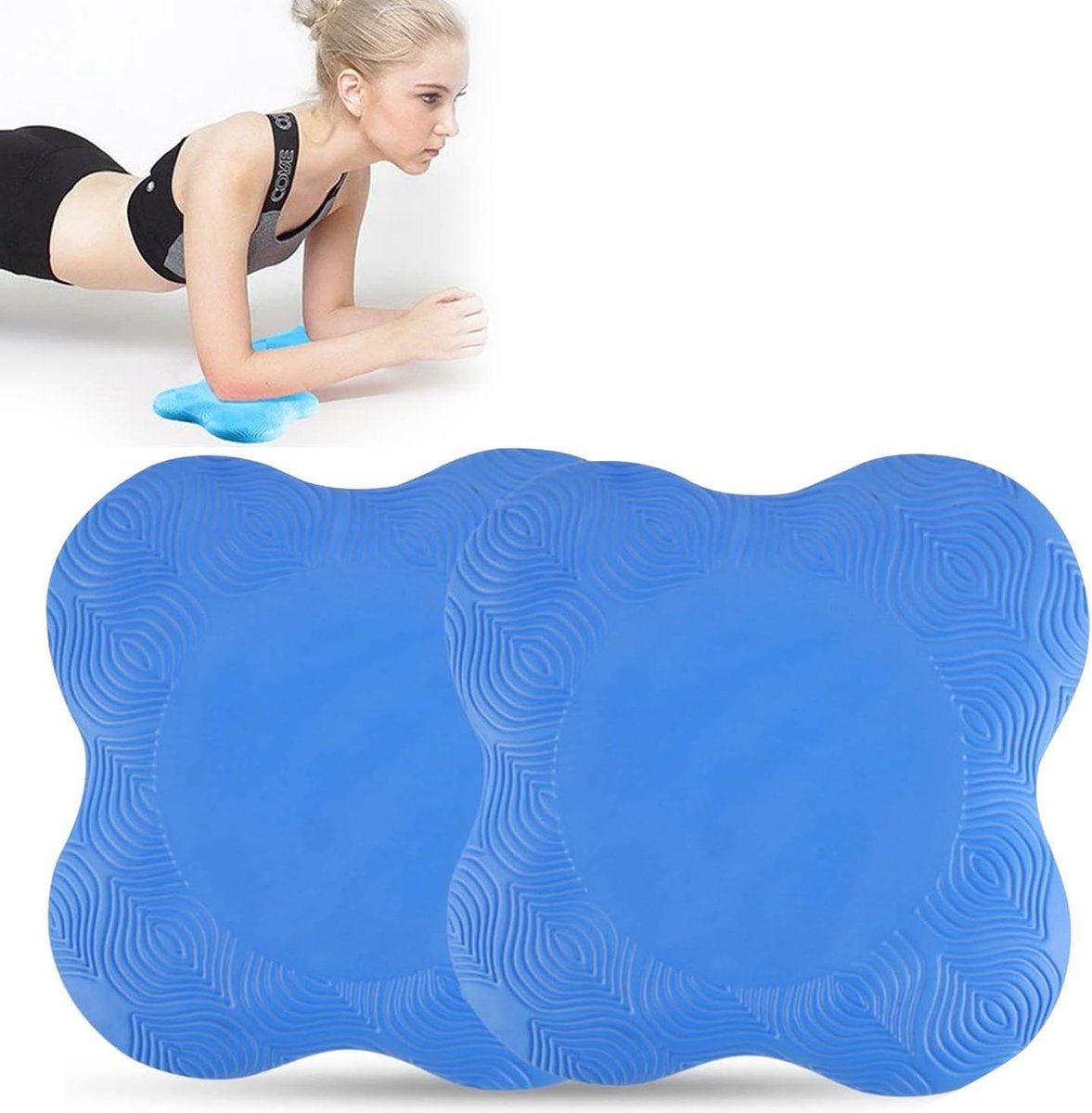 20 x 20 cm Antislip Kniekussen voor Yoga - Ondersteunt Knie - Pilates en Sport