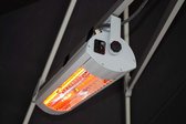 Bol.com ETCERMA SOLAMAGIC® infraroodstraler ECO+ 1400 W/14 kW warmtestraler voor terras en parasol - schakelaar - titanium kleur... aanbieding