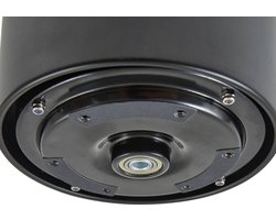 Lucande - Plafondventilatoren zonder verlichting - Hout, ijzer - H: 23 cm - zwart, walnoot