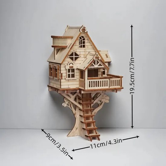 Livano Bouwpakket Hout - Kinderen - Volwassenen - Bouwpakketten Volwassenen - Boot - Houten Puzzel - 3D - Boomhut
