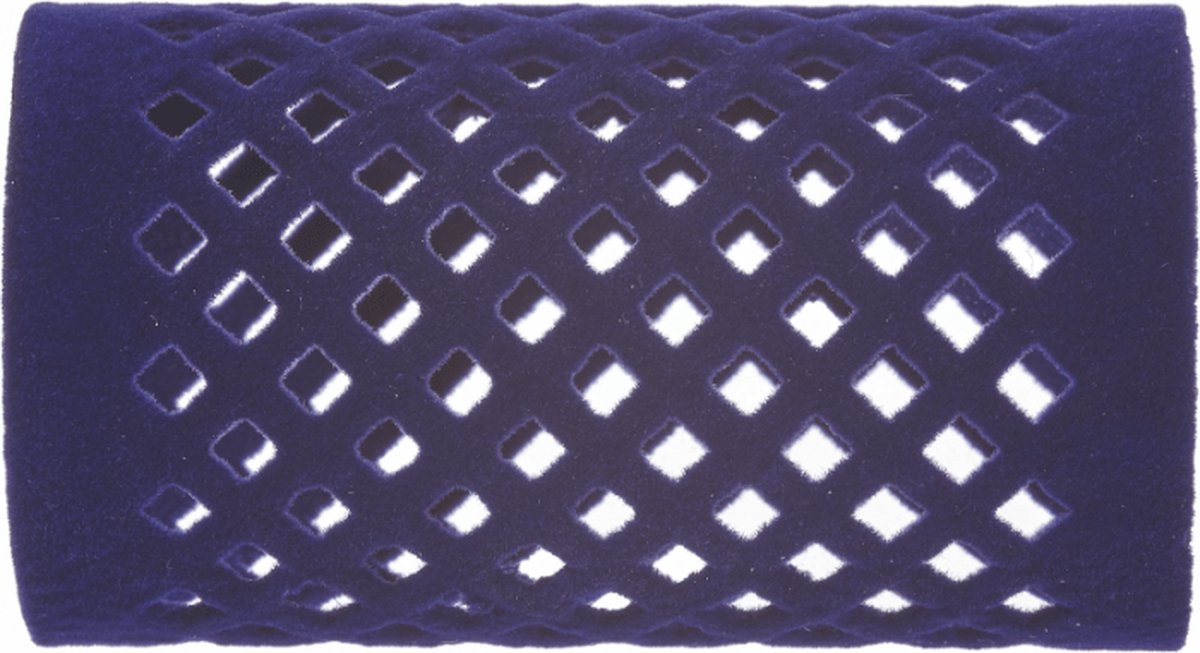 Efalock Fluwelen roller Blauw 21mm-Kort 12st