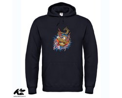 Japanese Ramen - Unisex Hoodie - XL - Zwart