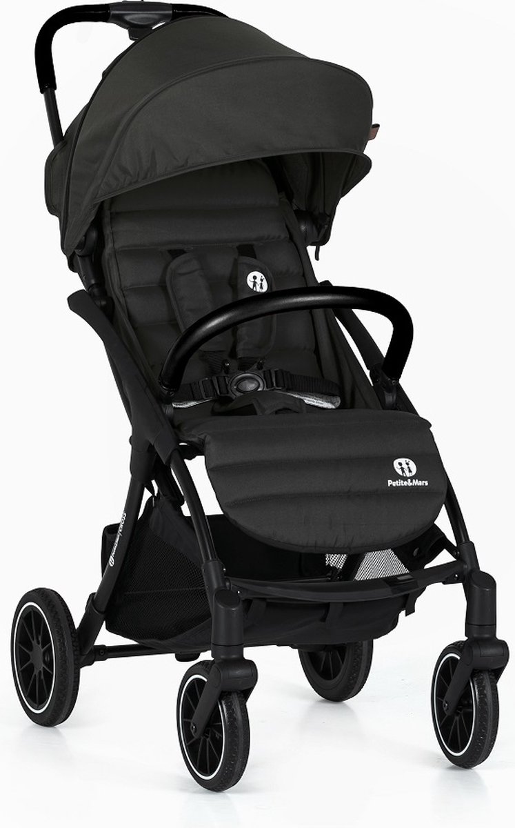 PETITE&MARS Kinderwagen Cross Absolute Black
