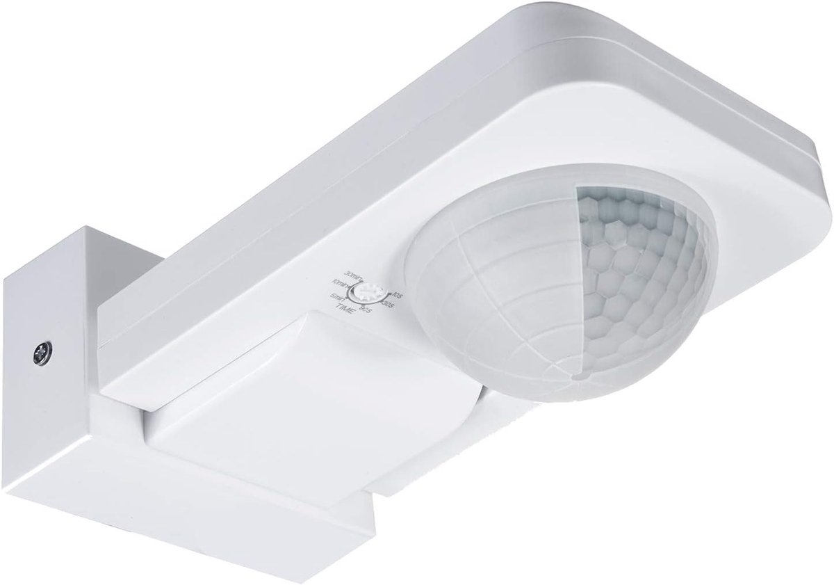 Infrarood bewegingssensor met schemeringssensor | 360° detectie tot 20m | IP65 | Max 2000W