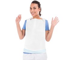 Dutchblue 150 stuks Wegwerp Slabben – Met Opvangzak – 2-laags – Waterdicht – 37x66 cm