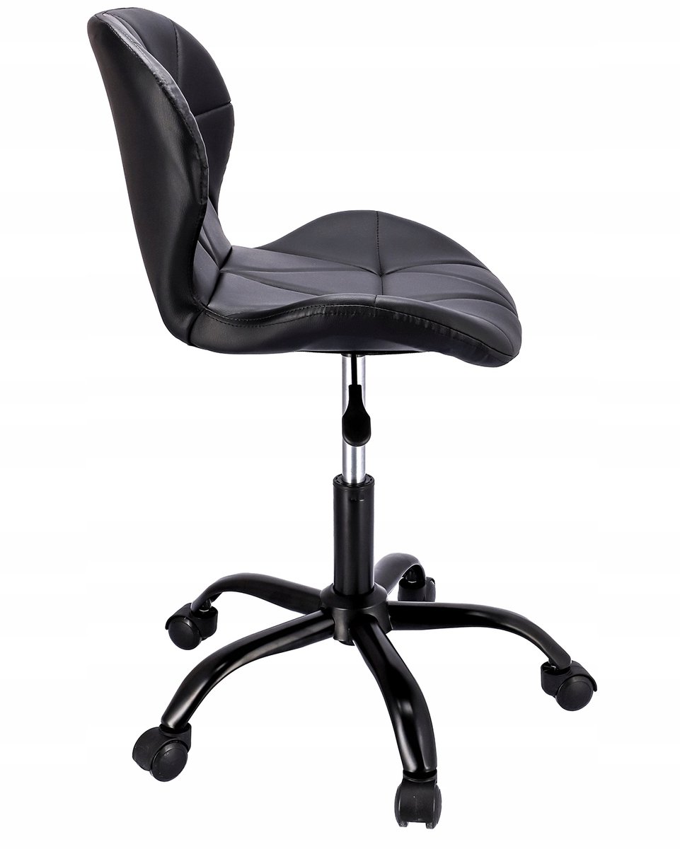 ENDO Bureaustoel Zwart Eco-leer - afbeelding 2