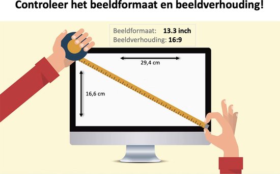Brosendaal Privacy Screen Laptop 13.3 pouces - Protection d'écran - Privacy Filter pour HP, Lenovo, Asus - 16:9