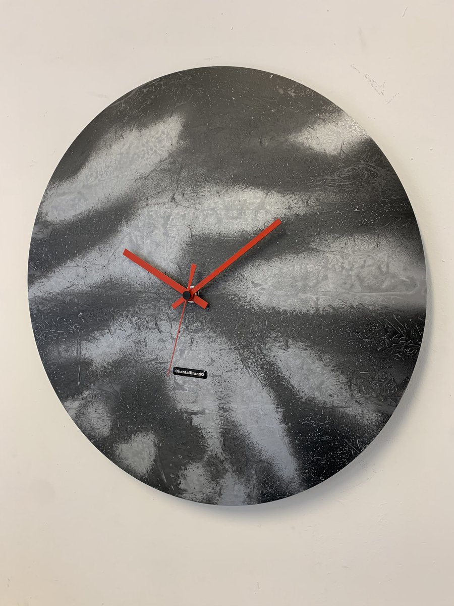 ChantalBrandO Wandklok BRETAGNE XL Modern Industrieel Design