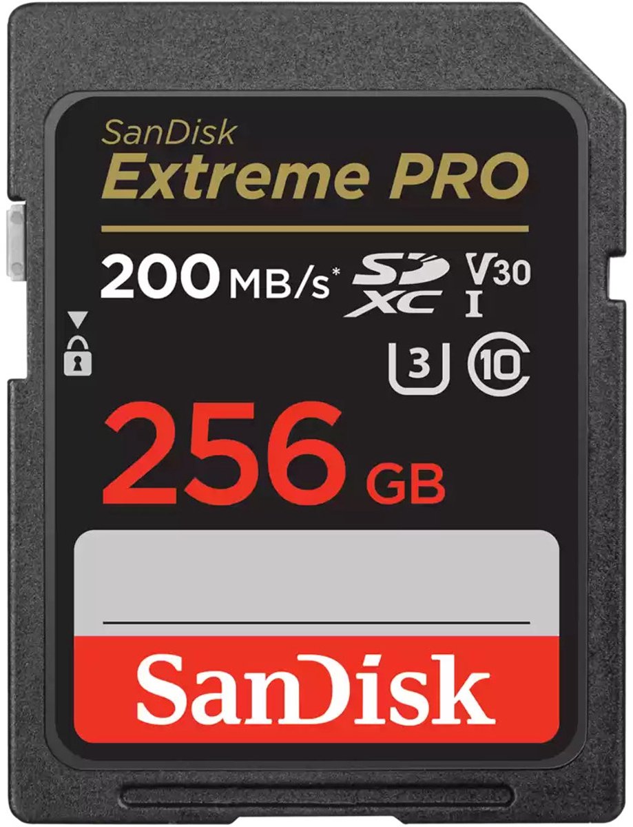 SanDisk SDXC Extreme Pro 256GB 200mb/s