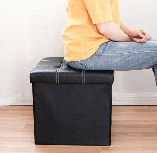 Een houten opstapkruk voor volwassenen en senioren met antislip rubberen pad, voor binnen en buiten, draagbare houten opstahulp voor badkamer, keuken, nachtkastje en meer (walnoot, 17,5 cm