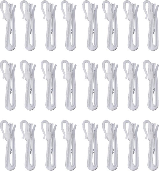 20 Stuks Deurclipset – Witte Nylon Bekledingsclips Voor Autodeuren, Spatborden En Bumpers – Universeel
