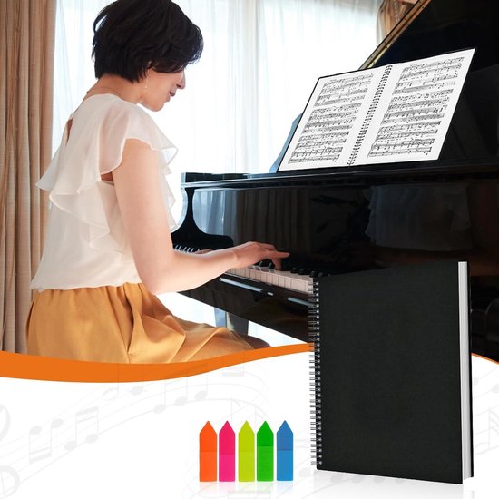 Bladmuziekmap, capaciteit van 60 pagina's, bladmuziekmap/houder