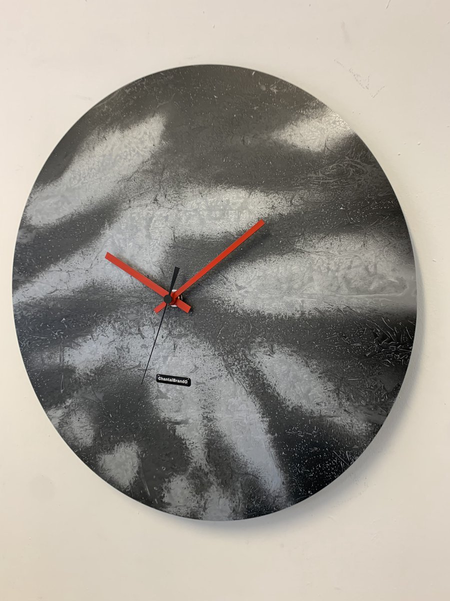 ChantalBrandO Wandklok BRETAGNE XL Modern Industrieel Design