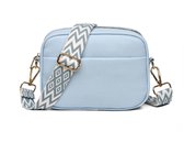 Crossbodytas - Schoudertas - Stijlvol - 22*10*16cm - Crossbodytas voor dames - Schoudertas voor dames - blauw - PU - Tas Handtas voor reizen, werk - Dames cadeaus