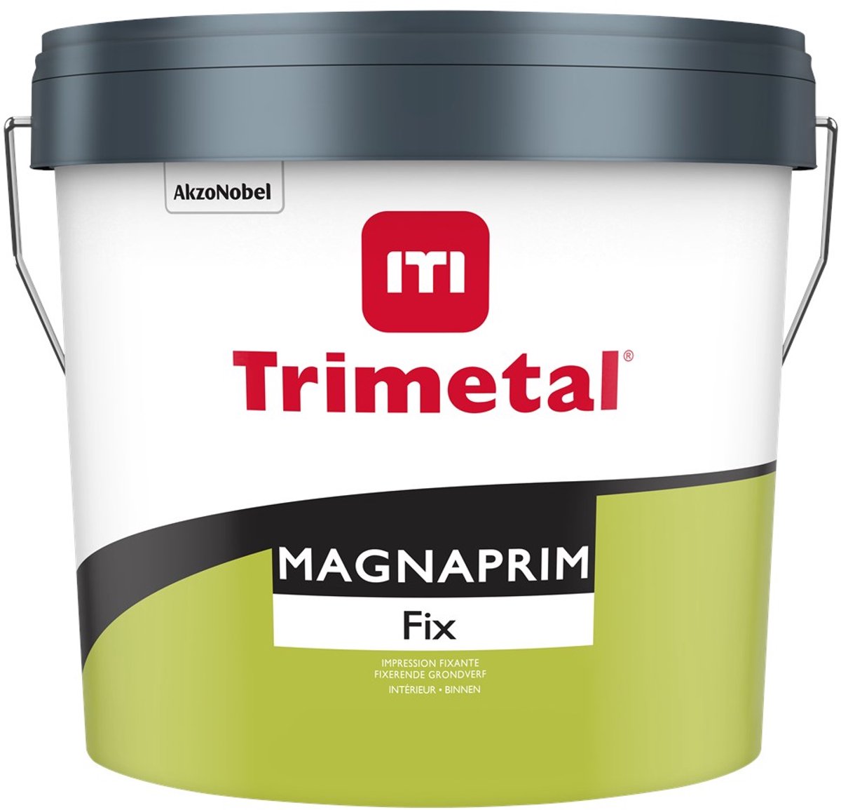 Trimetal Magnaprim Fix - Watergedragen dekkende en fixerende grondlaag voor binnen - Kleur RAL 9016 Verkeerswit - 5 L