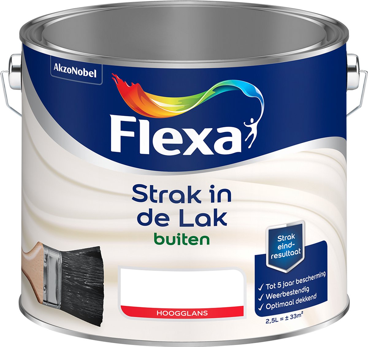 Flexa - Strak in de Lak Buitenlak Hoogglans - Airy Foliage - Mengverf - 0.75 L