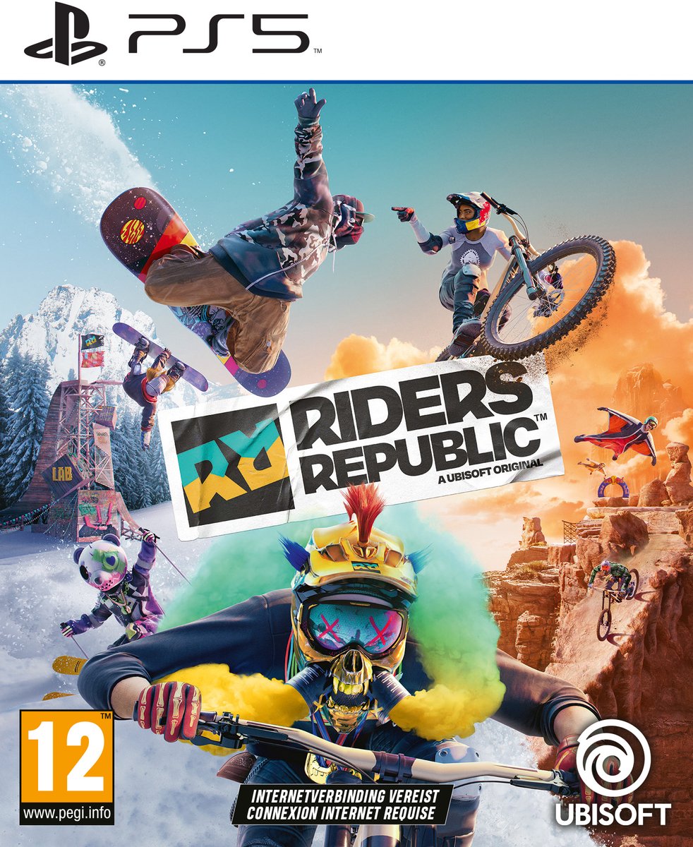 Ubisoft Riders Republic PS5 PlayStation 5 Multiplayer modus RP (Rating Pending) Fysieke media