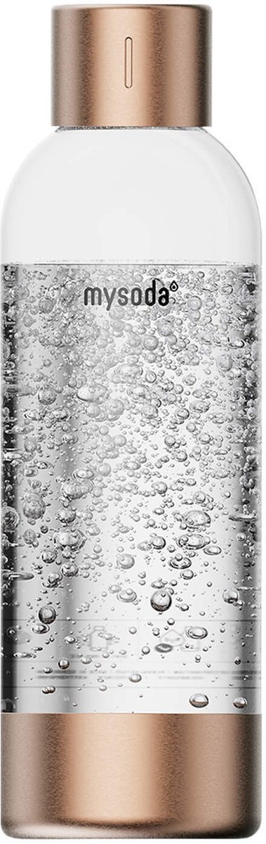 Mysoda 1 liter herbruikbare fles - Copper - geschikt voor Mysoda modellen