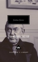 Graham Greene's 'The Human Factor', met een portret van een man op de voorkant.