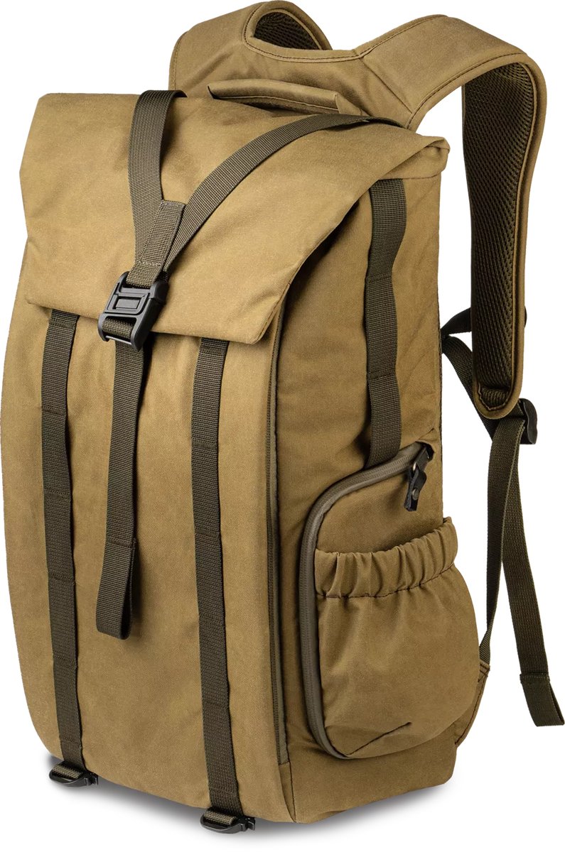 Wotancraft Pilot rugtas - 18L - khaki - backpack - rugzak - cameratas