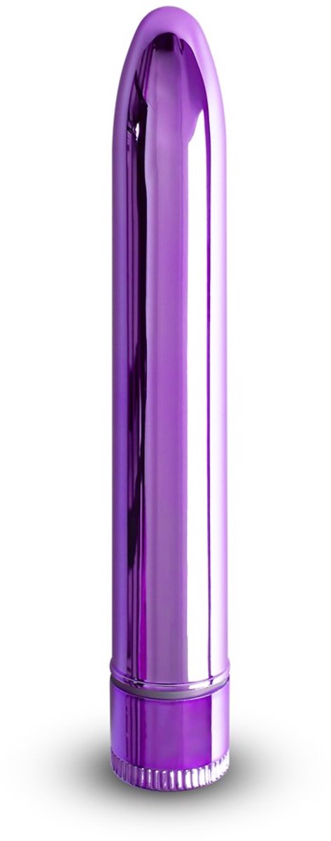 Classic Vibrator Metallic Paars - Stimulerend voor vrouwen - Meerdere standen - Stimulerend voor clitoris - Waterproof - Spannend voor koppels - Sex speeltjes -Sex toys - Erotiek - Sexspelletjes voor mannen en vrouwen – Seksspeeltjes - Stimulator