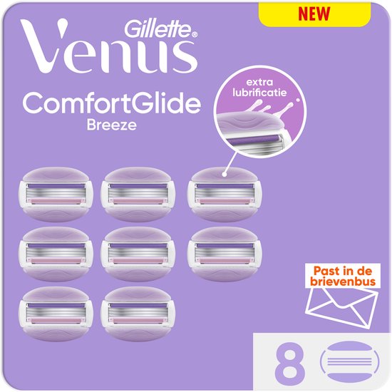 Lames de rasoir Gillette Venus ComfortGlide Breeze pour femmes - Lot de 8