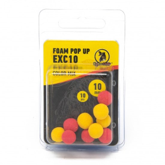 EXC Foam Pop Up - 14mm - 10 stuks - Color Mix - Kunstaas Pop-Ups - Nep Boilies - Karper vissen van EXC — afbeelding 3