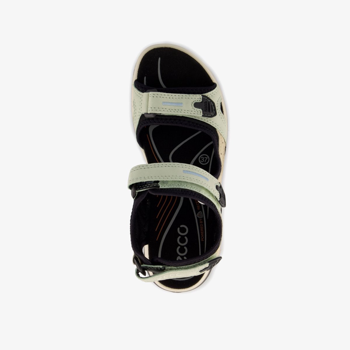 ECCO Offroad leren dames wandelsandalen Beige
