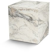 Asir - Table d'appoint - Marbre Freesia - 45 x 45 x 50 cm