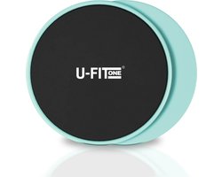 U Fit One Sliders Fitness - Core sliders - Sliding Pads - Sliding Discs - Core Trainer - Ab Trainer - Mint Groen