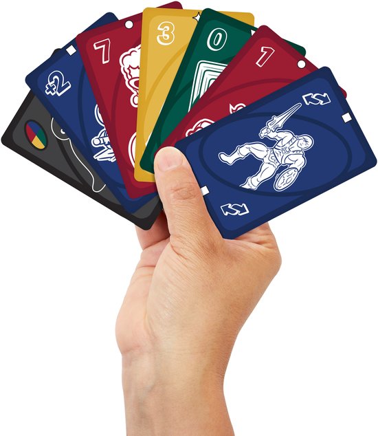 Mattel Mattel 80e anniversaire du jeu de cartes UNO Ruby Red Card Jeux