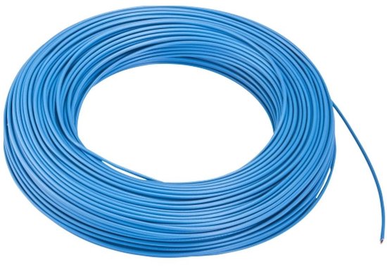 100 stuks Berker Installatiedraad 2,5mm2 Blauw 100m | bol