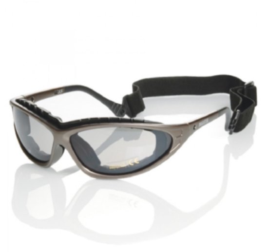 Lunettes de soleil moto Lunettes de soleil Booster Sorada Lunettes moto bracelet en caoutchouc réglable