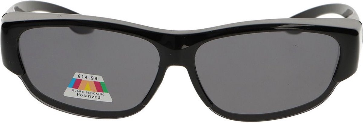 Spectrum Polarized Overzet Zonnebril Zwart
