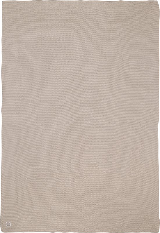 Jollein Baby Deken Ledikant 100x150cm - Basic Knit - Nougat