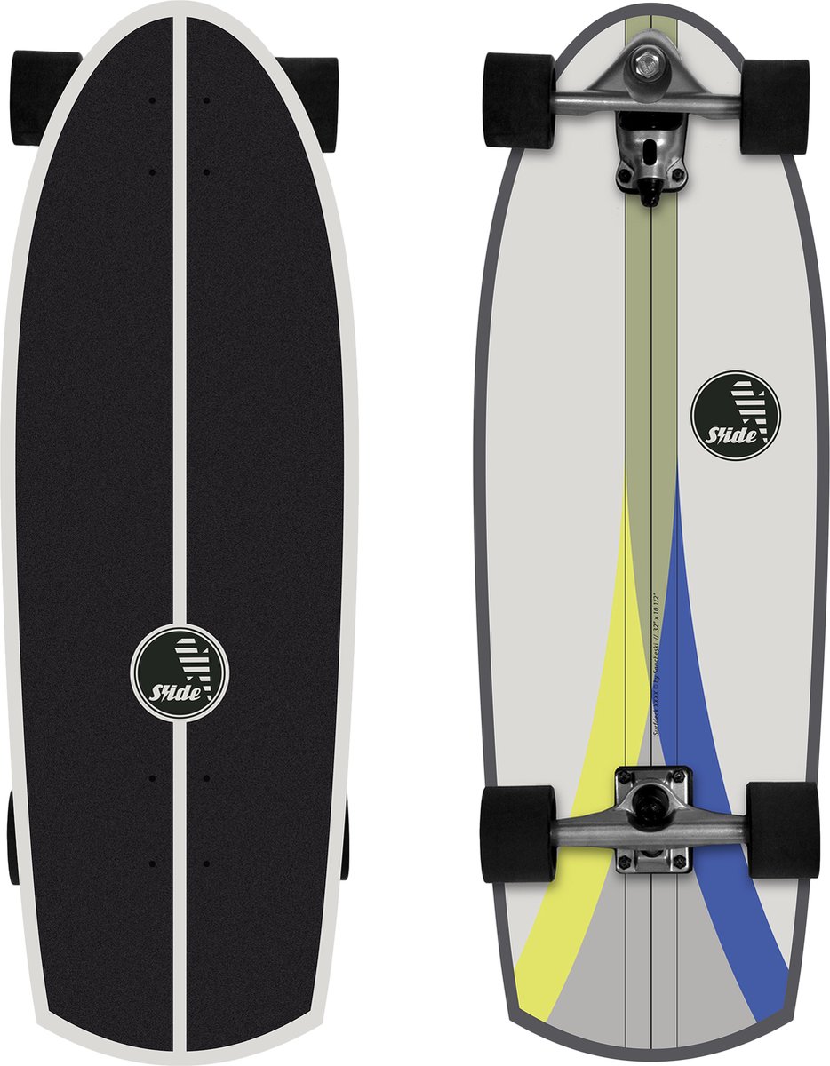 Slide SurfSkate Surfdeck Chicala ” Surf Skateboard Wit