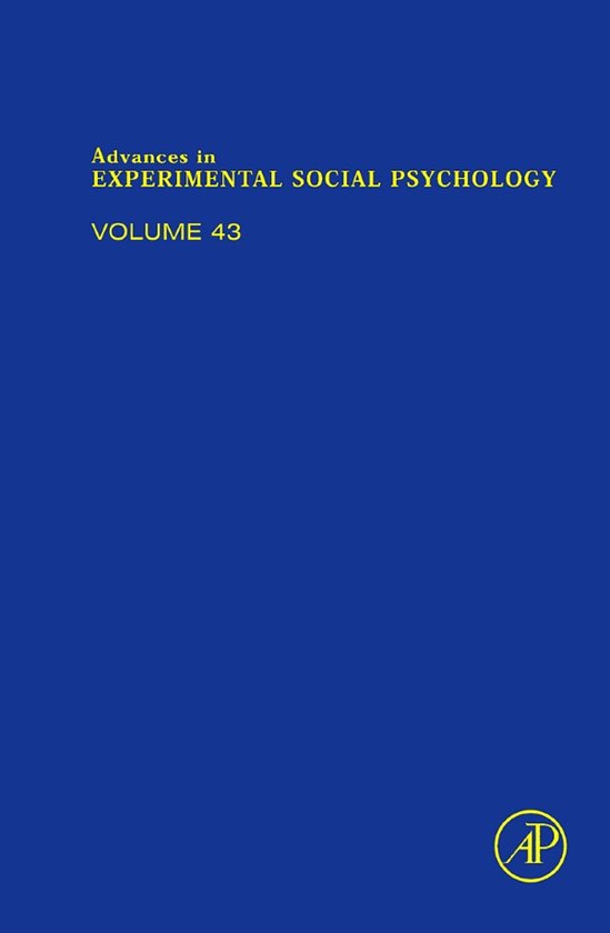 Advances in Experimental Social Psychology - cover
