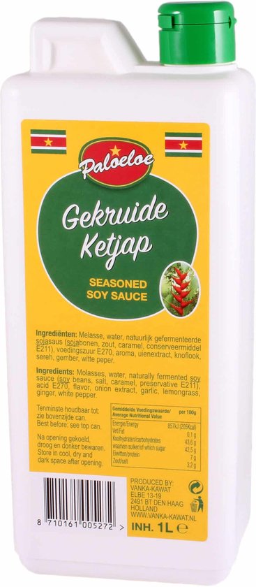 Paloeloe | Ketjap gekruid Surinaamse | 1 liter