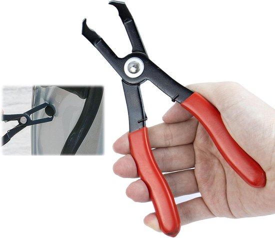 KSTE Clip Removal Tang - 3 stks Auto Deurpaneel Clips Tang, Flexibele Slang Pijp Klem Tang, Trim Verwijdering Bevestiging Trekker Reparatie Tool