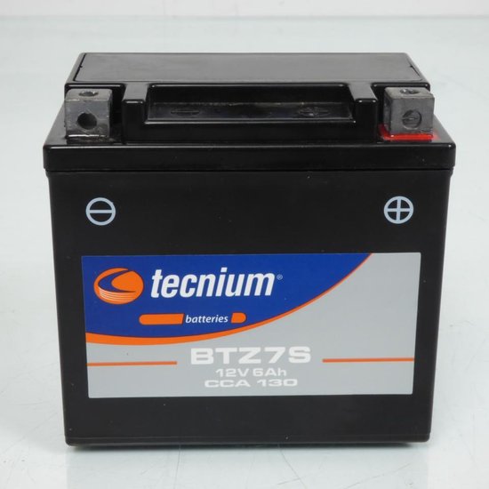 sla tecnium accu voor motor yamaha 1000 yzf r1 2015 tot 2017 ytz7s / 12v 6ah nieuw
