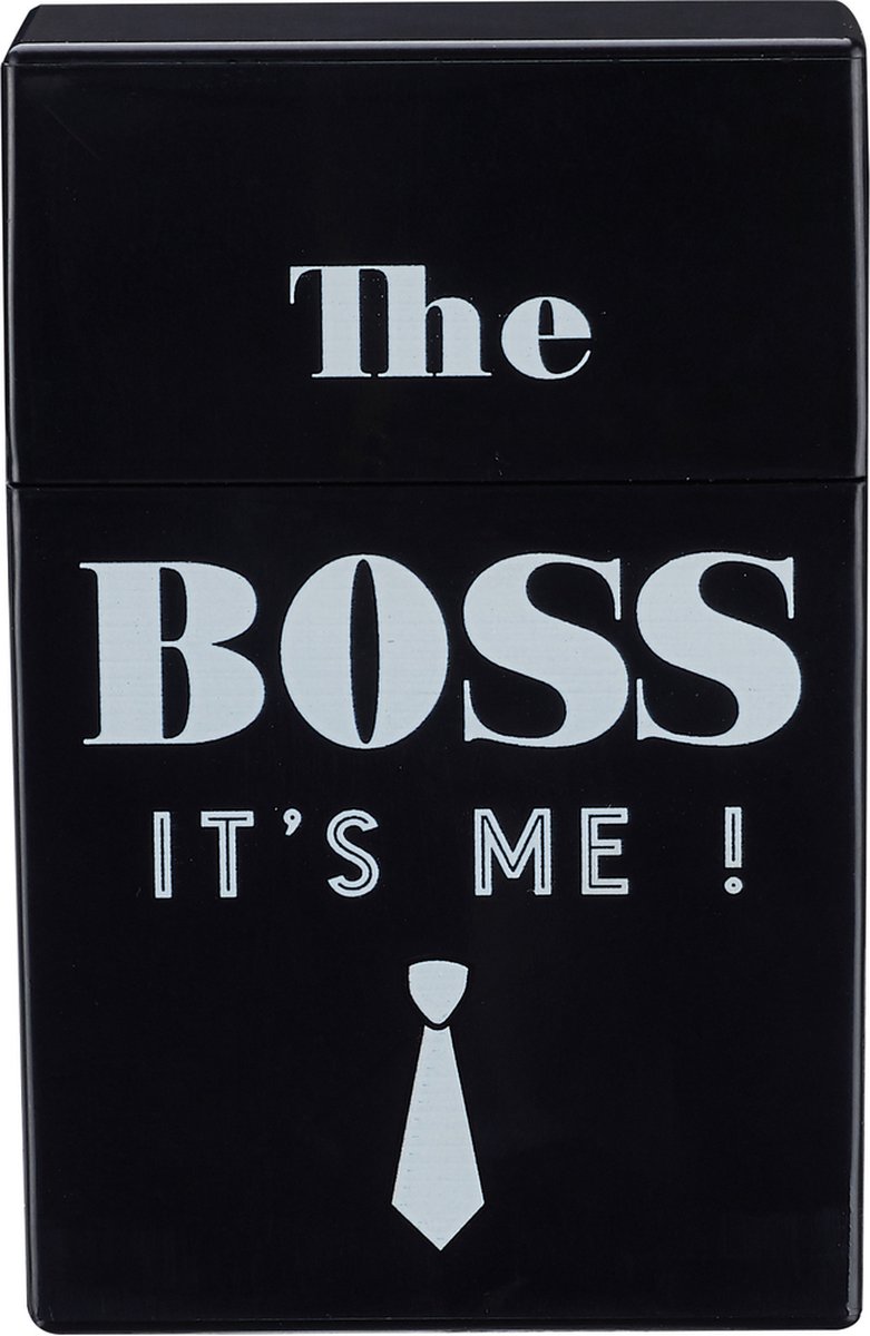 Sigarettendoosjes Zwart Big Boss - 20 Sigaretten -Luxe Sigarettenhouder