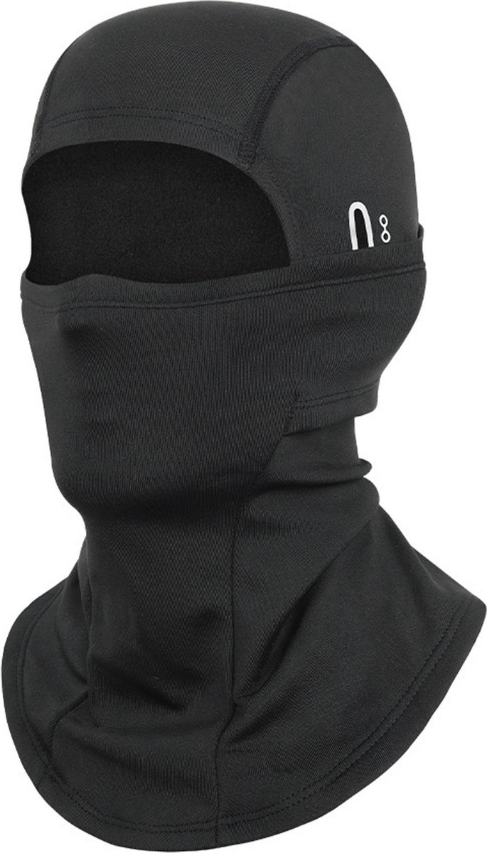 Somstyle Fleece Helmmuts Balaclava voor Winter Motor Scooter Bivakmuts Zwart