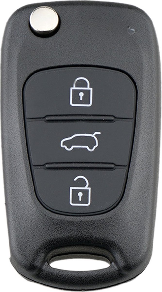 TLVX Sterke Autosleutel Behuizing Geschikt voor Hyundai en Kia / Sleutelbaard TOY40 / Ter vervanging van Originele Sleutel behuizing / afstandsbediening Auto / 3 knops Achterklep knop / SUV / Hatchback / Station / 3 knoppen / 1 stuks